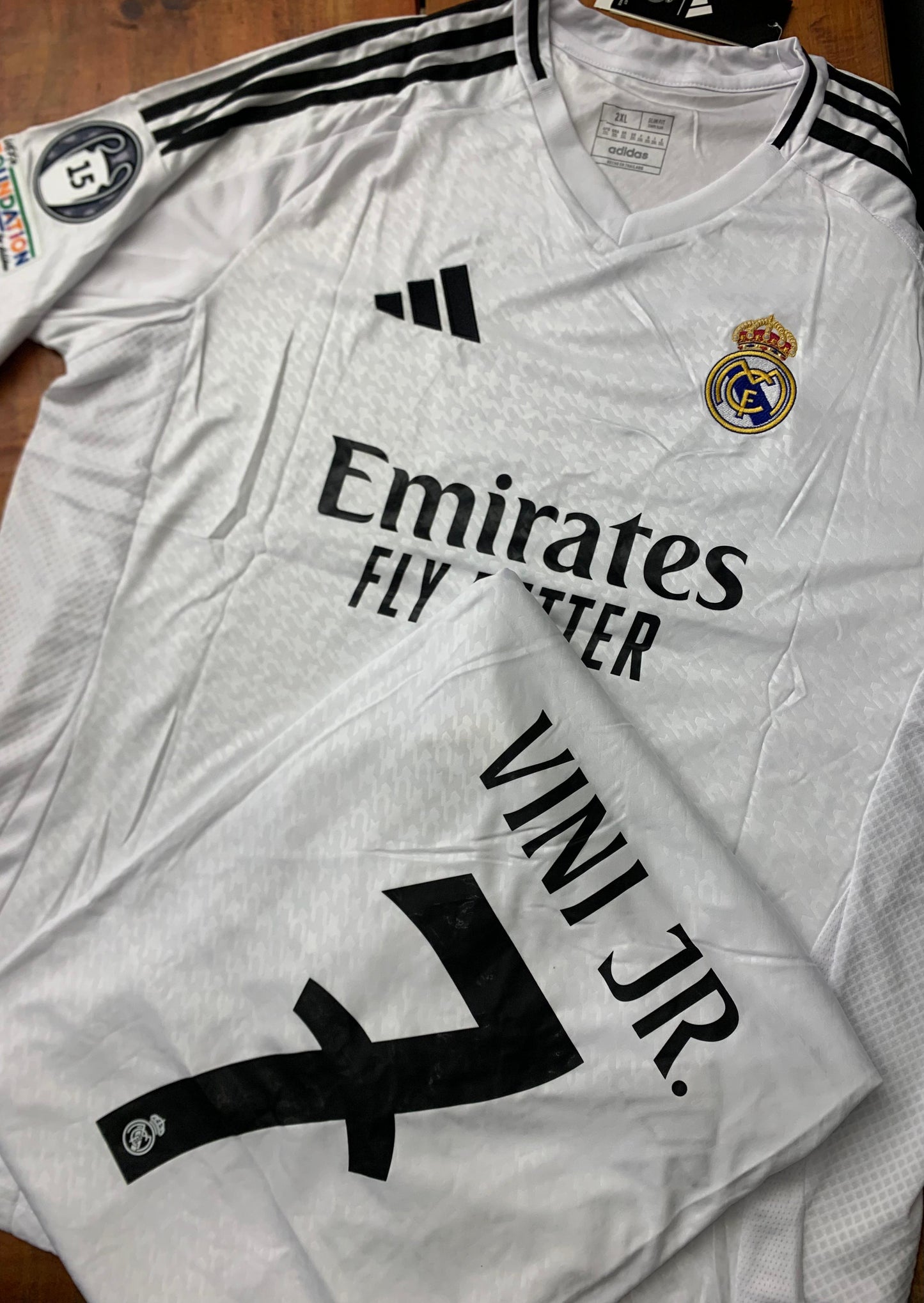 Camisa Oficial do Real Madrid - Vini Jr. #7