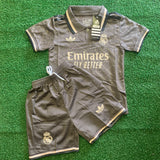 Conjunto Infantil Real Madrid - Camisa e Short Oficial Adidas