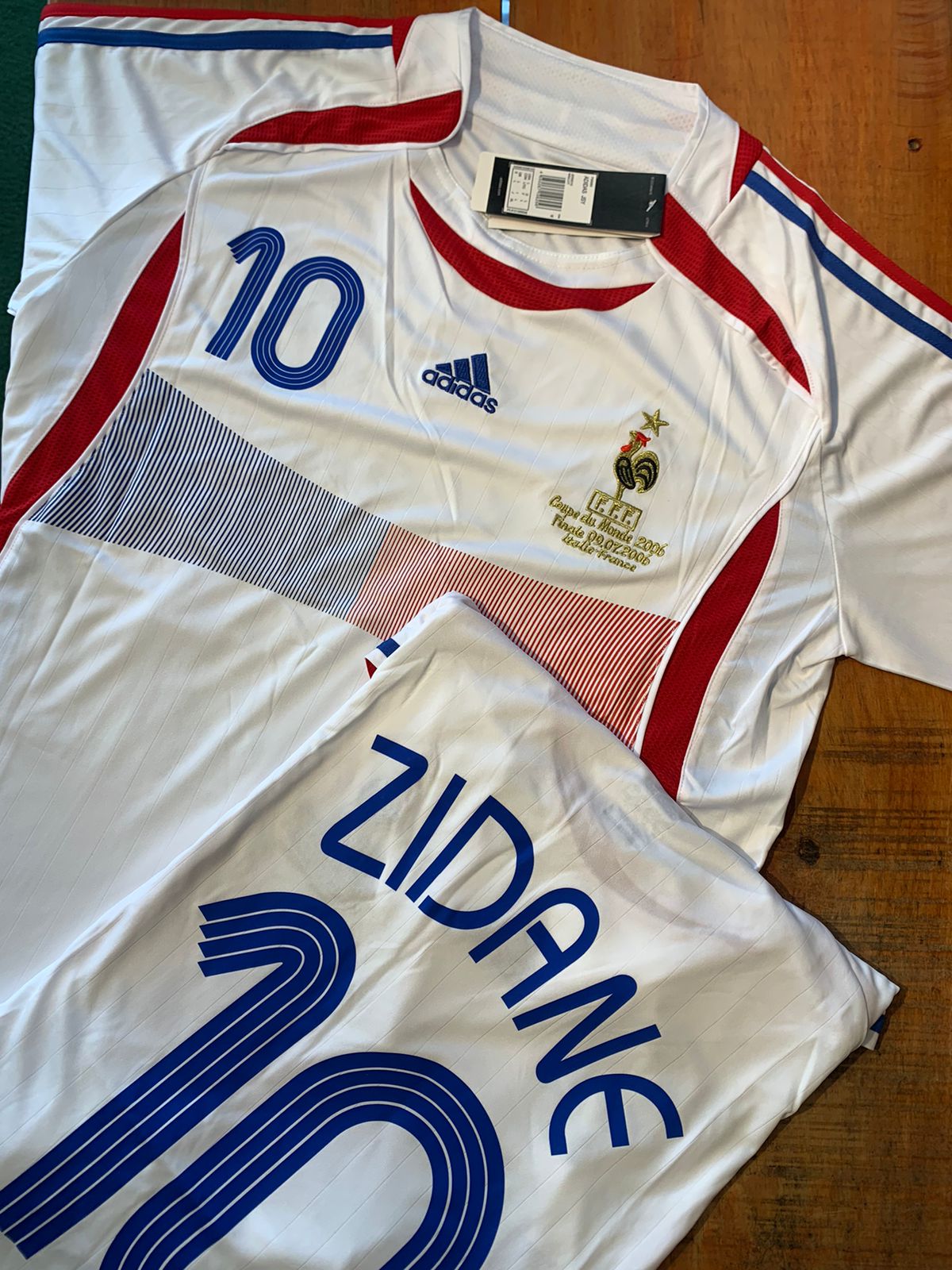 Camisa Retrô Zidane Copa do Mundo 2006