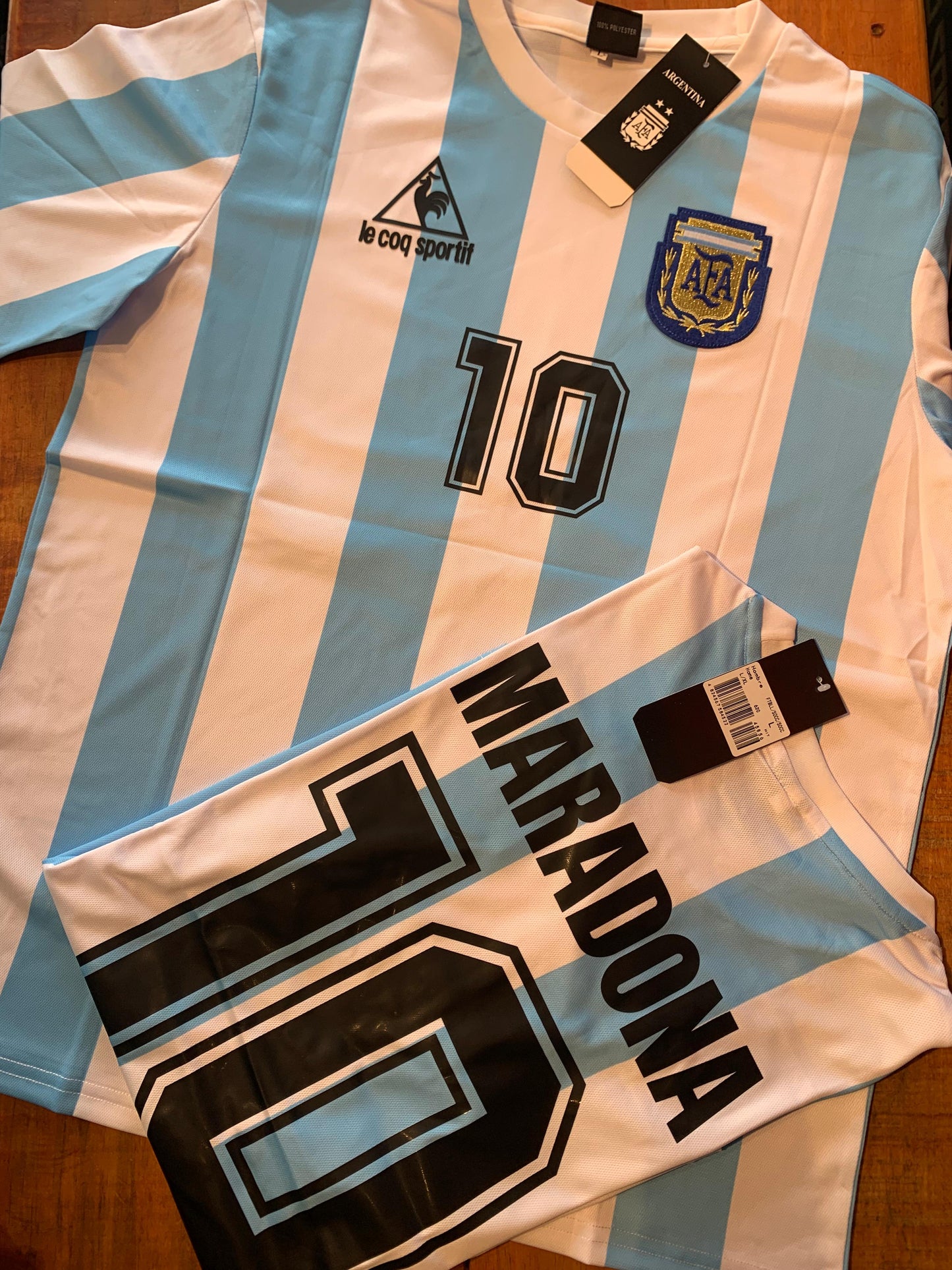 Camisa Retrô Seleção Argentina Maradona - Le Coq Sportif