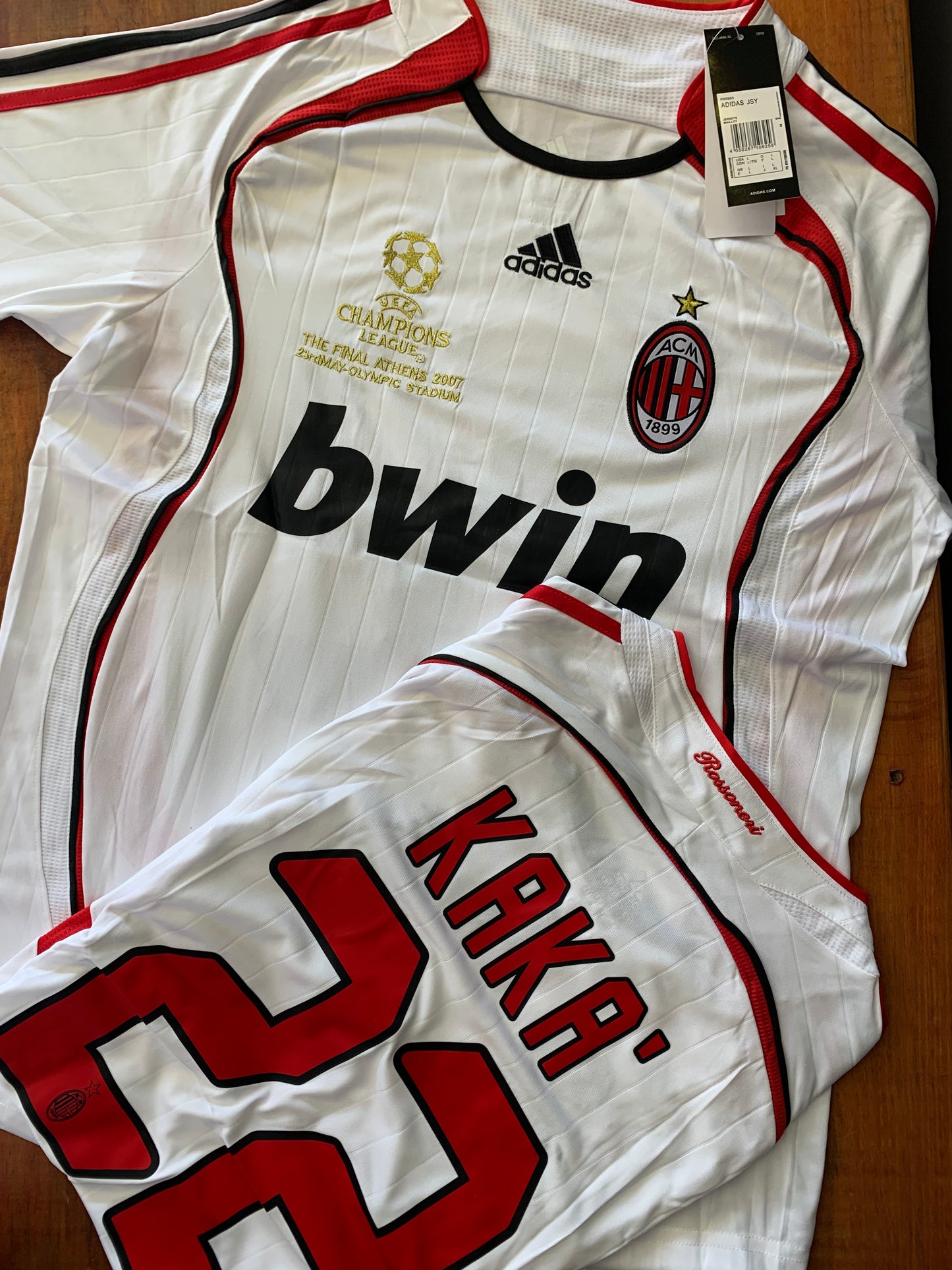 Camisa Retrô KAKA' Milan 22 2007/08