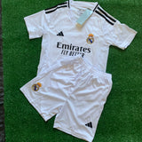 Conjunto Infantil Real Madrid - Camisa e Short Oficial Adidas